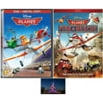 thumbnail image 1 of Disney Pixar Planes & Planes Fire & Rescue 2 DVD Set Bundled with Magic Kingdom Art Card, 1 of 4