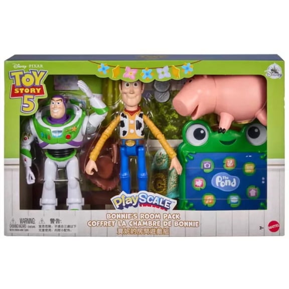 Disney / Pixar Playscale Bonnie's Room Pack Posable Action Figure 4-Pack (Buzz, Woody, Ham & Lilypad)