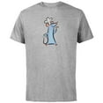 thumbnail image 1 of Disney Pixar Ratatouille Chef Remy Watercolor - Short Sleeve Cotton T-Shirt for Adults - Customized-Athletic Heather, 1 of 5