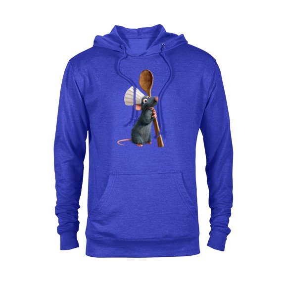 Disney Pixar Ratatouille Chef Remy with Spoon - Pullover Hoodie for Adults- Customized-Royal Heather