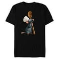 thumbnail image 1 of Disney Pixar Ratatouille Chef Remy with Spoon - Short Sleeve Blended T-Shirt for Adults- Customized-Black, 1 of 5