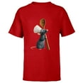 thumbnail image 1 of Disney Pixar Ratatouille Chef Remy with Spoon - Short Sleeve T-Shirt for Kids- Customized-Red, 1 of 5