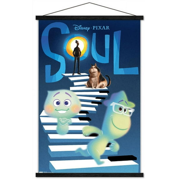 Disney Pixar Soul - Piano Wall Poster with Magnetic Frame, 22.375" x 34"