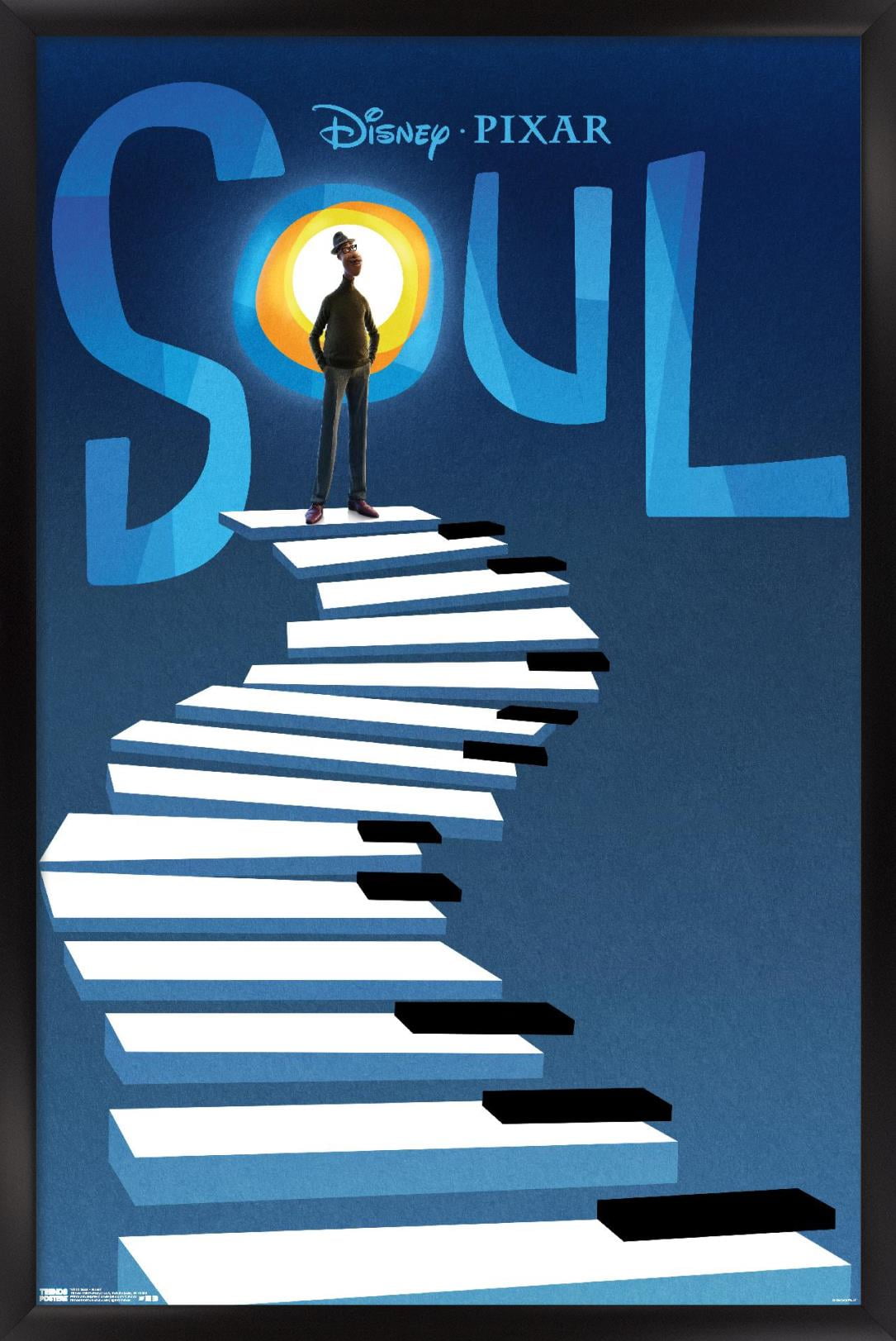 Disney Pixar Soul - Teaser Wall Poster, 14.725" x 22.375", Framed
