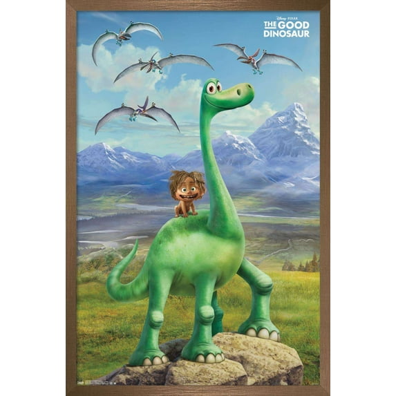 Disney Pixar The Good Dinosaur - Faces Wall Poster, 14.725" x 22.375", Framed