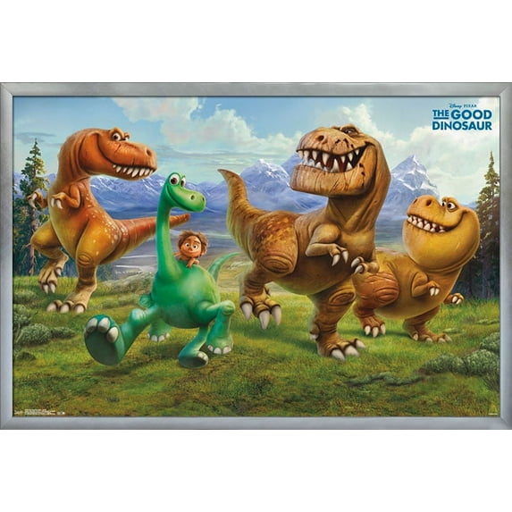 Disney Pixar The Good Dinosaur - Group Wall Poster, 22.375" x 34", Framed