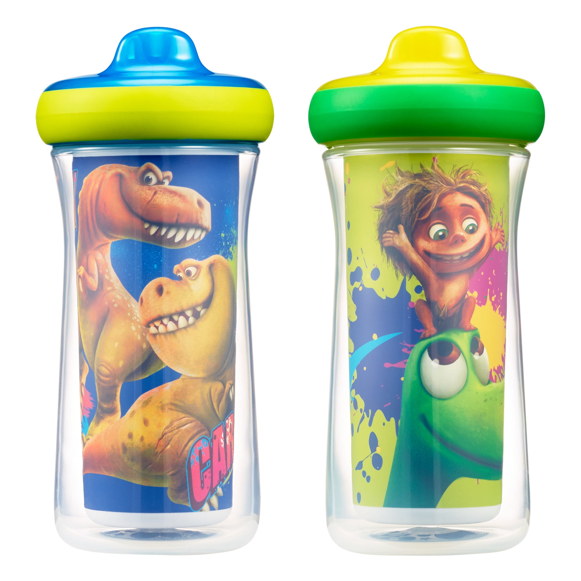 COOL GEAR 2-Pack 12 oz Gripper Sipper Cups For Kids & Toddlers