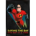 thumbnail image 1 of Disney Pixar The Incredibles 2 - Mr. Incredible Wall Poster, 14.725" x 22.375", Framed, 1 of 5