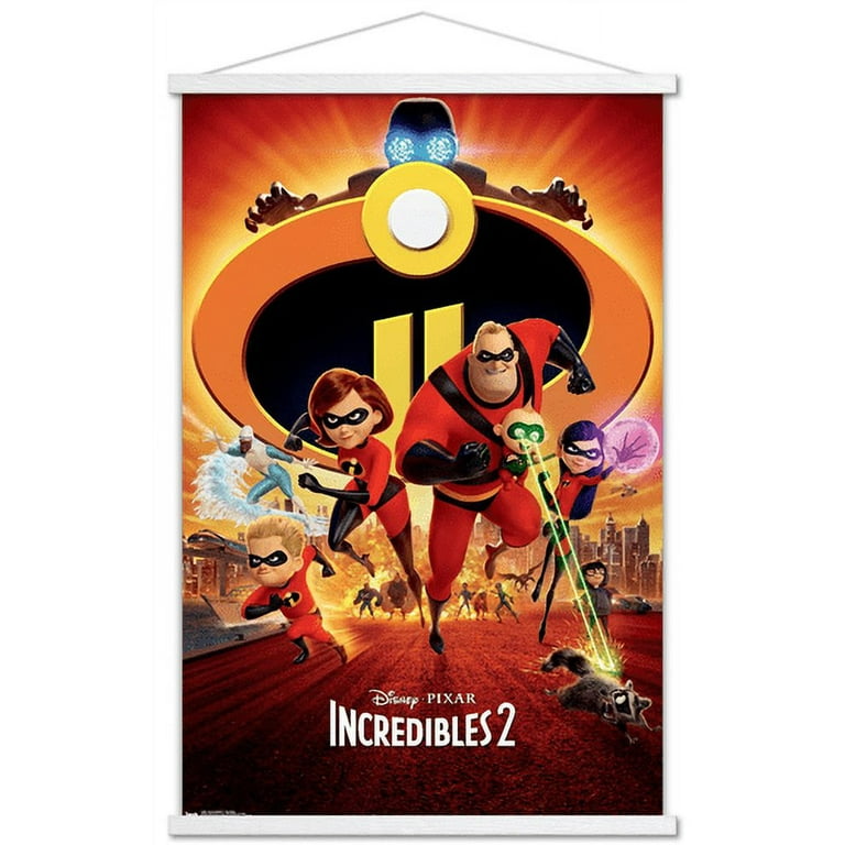Disney Pixar The Incredibles One Sheet Wall Poster with