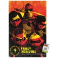 thumbnail image 1 of Disney Pixar The Incredibles - Family Incredible Wall Poster with Pushpins, 22.375" x 34", 1 of 3