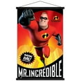 thumbnail image 1 of Disney Pixar The Incredibles - Mr. Incredible Wall Poster with Wooden Magnetic Frame, 22.375" x 34", 1 of 3