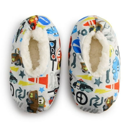 Disney Pixar Toddler Slippers, Snuggle Toe House, Flat Heel, Thin, Toe Ring, Multicolor, 3-4T