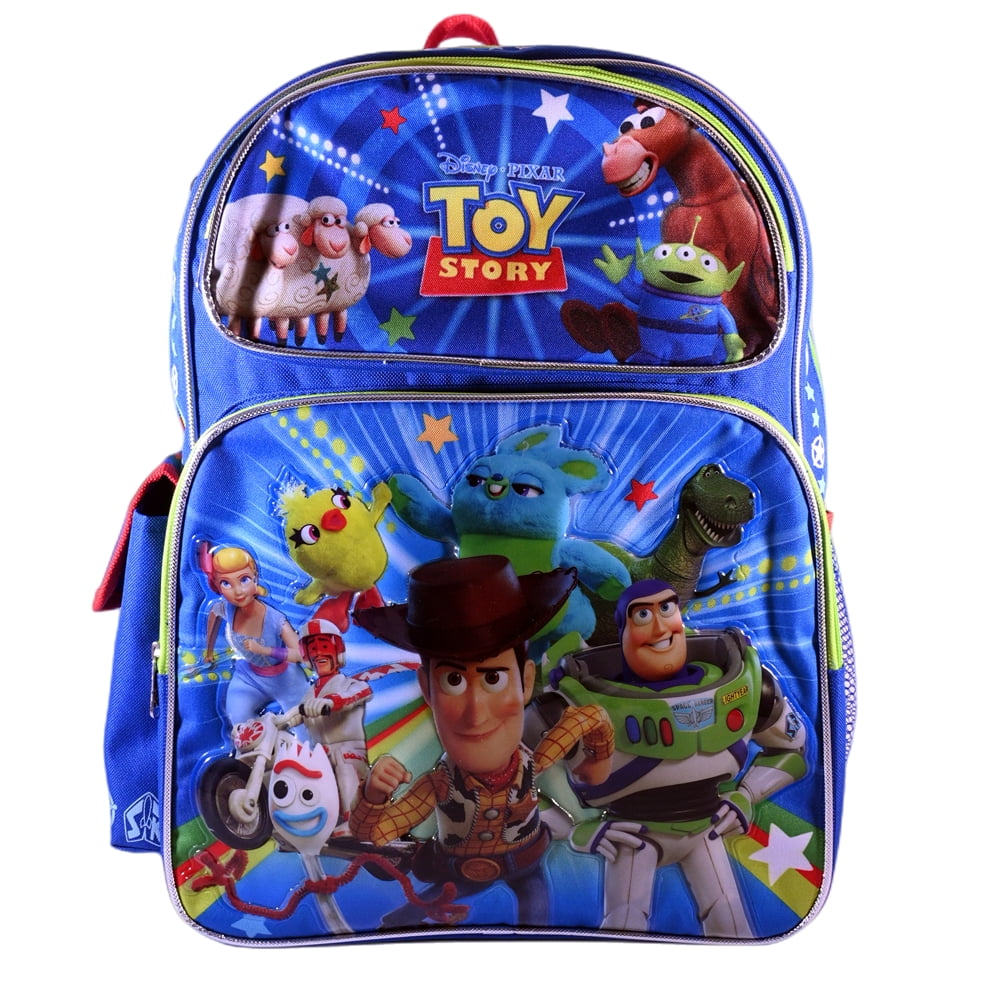 Disney Toy Story 4 Boy's Girl's Soft Insulated School Lunch Box (One size, Blue)