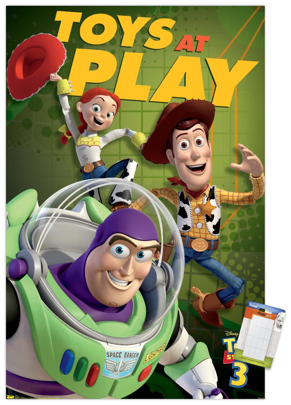 Disney Pixar Toy Story 3 - Trio Wall Poster, 22.375