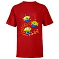 thumbnail image 1 of Disney Pixar Toy Story 4 Aliens Rainbow T-Shirt - Short Sleeve T-Shirt for Kids - Customized-Red, 1 of 5