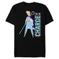 thumbnail image 1 of Disney Pixar Toy Story 4 Bo Peep I'm In Charge T-Shirt- Short Sleeve Blended T-Shirt for Adults - Customized-Black Snow Heather, 1 of 5