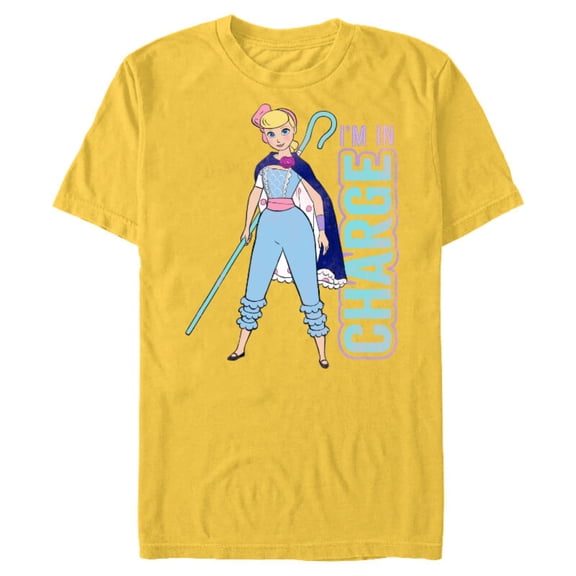 Disney Pixar Toy Story 4 Bo Peep I'm In Charge T-Shirt- Short Sleeve Blended T-Shirt for Adults - Customized-Putty Snow Heather