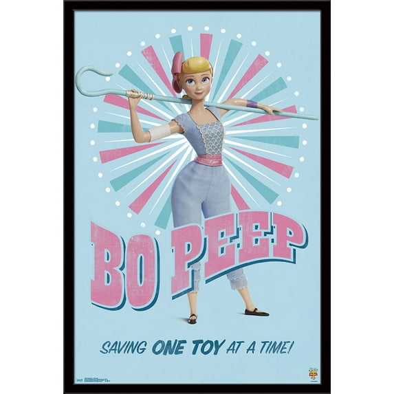 Disney Pixar Toy Story 4 - Bo Peep Wall Poster, 22.375" x 34", Framed