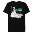 thumbnail image 1 of Disney Pixar Toy Story 4 Bo Peep and Sheep T-Shirt- Short Sleeve Blended T-Shirt for Adults - Customized-Black, 1 of 5