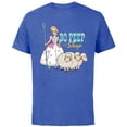 thumbnail image 1 of Disney Pixar Toy Story 4 Bo Peep and Sheep T-Shirt - Short Sleeve Cotton T-Shirt for Adults - Customized-Royal Heather, 1 of 5