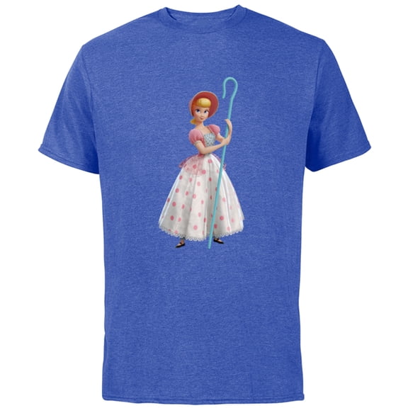 Disney Pixar Toy Story 4 Bo Peep is Here T-Shirt - Short Sleeve Cotton T-Shirt for Adults - Customized-Royal Heather