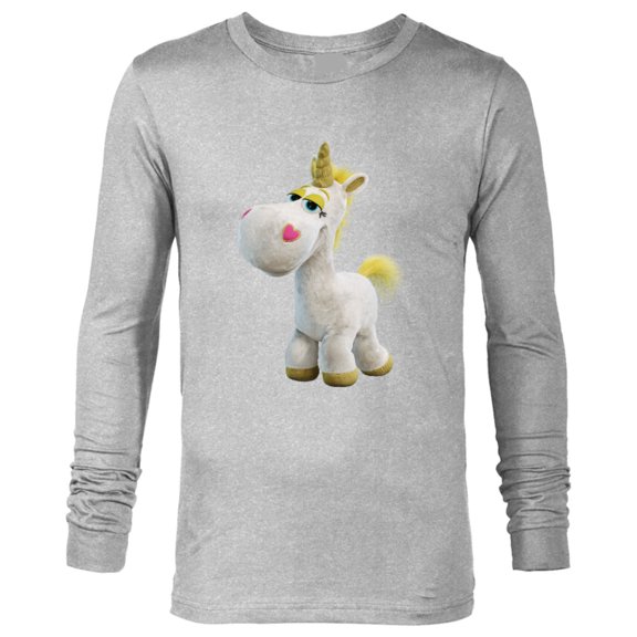Disney Pixar Toy Story 4 Buttercup Unicorn T-Shirt - Long Sleeve T-Shirt for Men - Customized-Athletic Heather