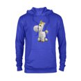 thumbnail image 1 of Disney Pixar Toy Story 4 Buttercup Unicorn T-Shirt - Pullover Hoodie for Adults - Customized-Royal Heather, 1 of 5