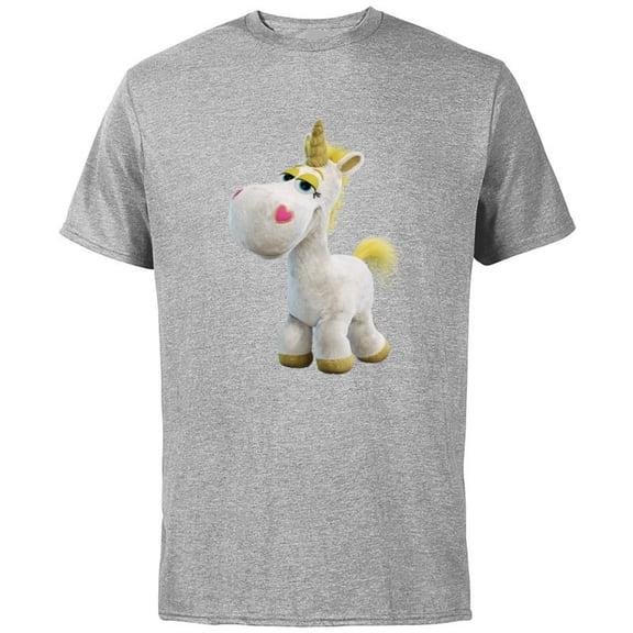Disney Pixar Toy Story 4 Buttercup Unicorn T-Shirt - Short Sleeve Cotton T-Shirt for Adults - Customized-Athletic Heather