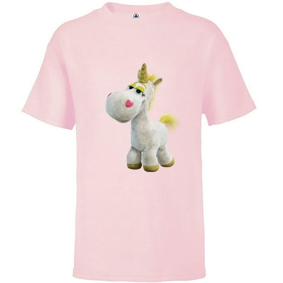 Disney Pixar Toy Story 4 Buttercup Unicorn T-Shirt - Short Sleeve T-Shirt for Kids - Customized-Soft Pink