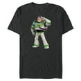 thumbnail image 1 of Disney Pixar Toy Story 4 Buzz Lightyear Hero Salute T-Shirt- Short Sleeve Blended T-Shirt for Adults - Customized-Dark Heather, 1 of 5