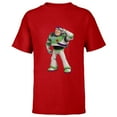 thumbnail image 1 of Disney Pixar Toy Story 4 Buzz Lightyear Hero Salute T-Shirt - Short Sleeve T-Shirt for Kids - Customized-Red, 1 of 5