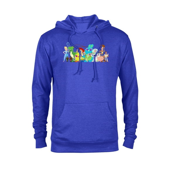 Disney Pixar Toy Story 4 Character Group Shot T-Shirt - Pullover Hoodie for Adults - Customized-Royal Heather
