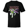 thumbnail image 1 of Disney Pixar Toy Story 4 Classic Buzz Lightyear T-Shirt - Short Sleeve T-Shirt for Kids - Customized-Black, 1 of 5