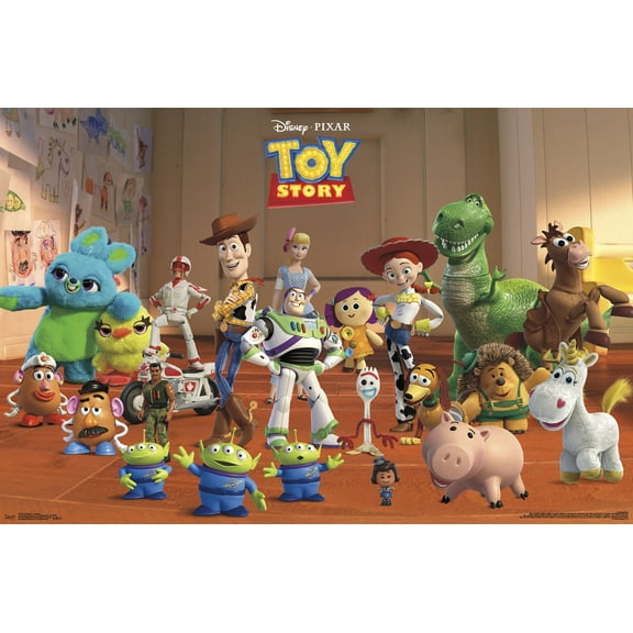 Disney Pixar Toy Story 4 - Collage Wall Poster, 22.375" x 34"