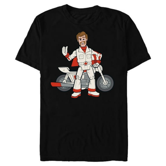 Disney Pixar Toy Story 4 Cool Duke Caboom T-Shirt- Short Sleeve Blended T-Shirt for Adults - Customized-Black