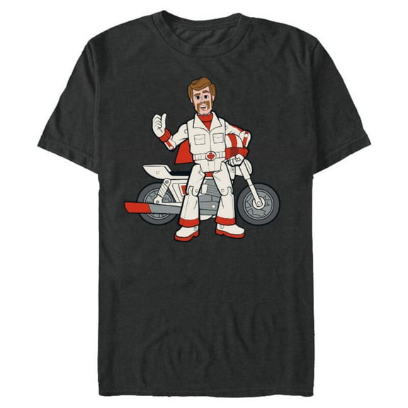 Disney Pixar Toy Story 4 Cool Duke Caboom T-Shirt- Short Sleeve Blended T-Shirt for Adults - Customized-Dark Heather