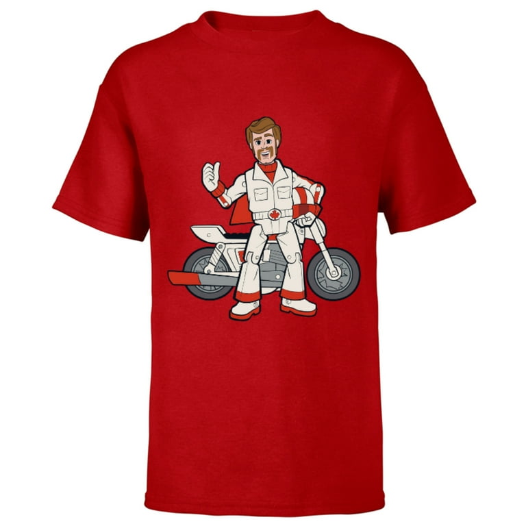 ★Urbandtype.★ Toy Story Caboom Graphic T-Shirt Cream UBEUT Disney Pixar Toy Story 4 Cool Duke Caboom T-Shirt - Short