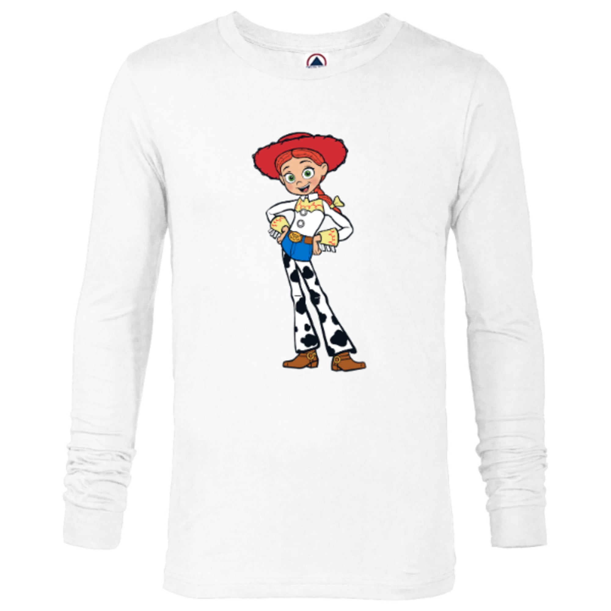 Disney Pixar Toy Story 4 Cowgirl Jessie T-Shirt - Long Sleeve T-Shirt for  Men - Customized-White
