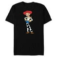 thumbnail image 1 of Disney Pixar Toy Story 4 Cowgirl Jessie T-Shirt- Short Sleeve Blended T-Shirt for Adults - Customized-Black Snow Heather, 1 of 5