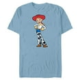 thumbnail image 1 of Disney Pixar Toy Story 4 Cowgirl Jessie T-Shirt- Short Sleeve Blended T-Shirt for Adults - Customized-Celadon Snow Heather, 1 of 5