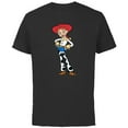 thumbnail image 1 of Disney Pixar Toy Story 4 Cowgirl Jessie T-Shirt - Short Sleeve Cotton T-Shirt for Adults - Customized-Black, 1 of 5