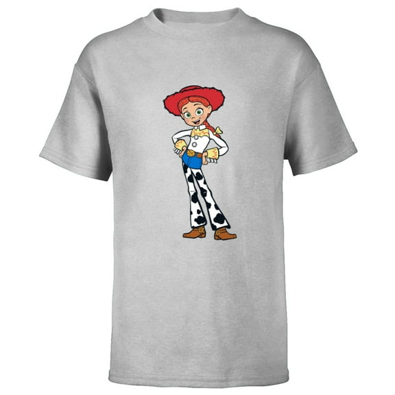 Disney Pixar Toy Story 4 Cowgirl Jessie T-Shirt - Short Sleeve T-Shirt for Kids - Customized-Athletic Heather
