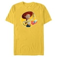 thumbnail image 1 of Disney Pixar Toy Story 4 Cowgirl Jessie Yee Haw T-Shirt- Short Sleeve Blended T-Shirt for Adults - Customized-Yellow, 1 of 5