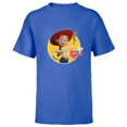 thumbnail image 1 of Disney Pixar Toy Story 4 Cowgirl Jessie Yee Haw T-Shirt - Short Sleeve T-Shirt for Kids - Customized-Royal, 1 of 5