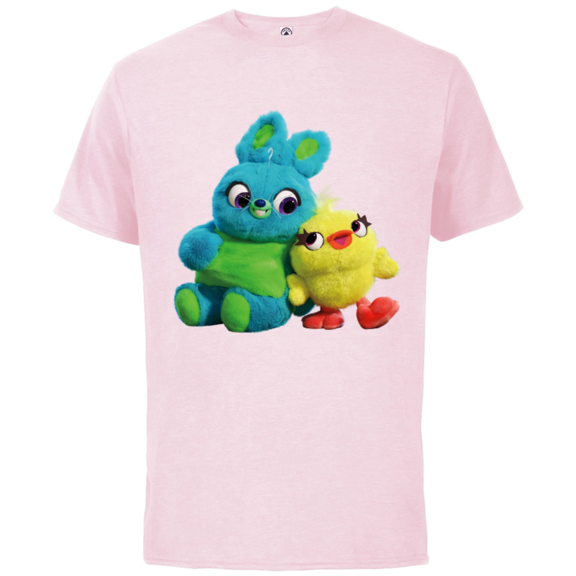 Disney Pixar Toy Story 4 Ducky and Bunny Plush Pals T-Shirt - Short Sleeve  Cotton T-Shirt for Adults - Customized-Putty