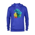thumbnail image 1 of Disney Pixar Toy Story 4 Ducky and Bunny Tough Pose T-Shirt - Pullover Hoodie for Adults - Customized-Royal Heather, 1 of 5