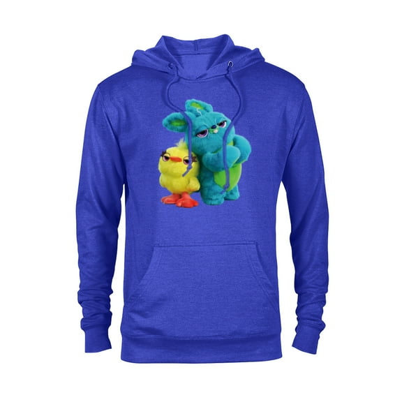 Disney Pixar Toy Story 4 Ducky and Bunny Tough Pose T-Shirt - Pullover Hoodie for Adults - Customized-Royal Heather