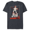 thumbnail image 1 of Disney Pixar Toy Story 4 Duke Caboom Legend T-Shirt- Short Sleeve Blended T-Shirt for Adults - Customized-Denim Snow Heather, 1 of 5