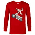 thumbnail image 1 of Disney Pixar Toy Story 4 Duke Caboom Stunt Jump T-Shirt - Long Sleeve T-Shirt for Men - Customized-New Red, 1 of 5