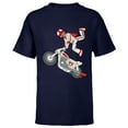 thumbnail image 1 of Disney Pixar Toy Story 4 Duke Caboom Stunt Jump T-Shirt - Short Sleeve T-Shirt for Kids - Customized-Navy, 1 of 5